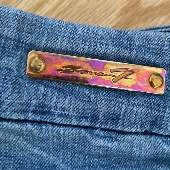 Seven 7 Jeans Women's 16 Bootcut Jeans Stretch Blue premium Denim 109890 - Picture 5 of 15